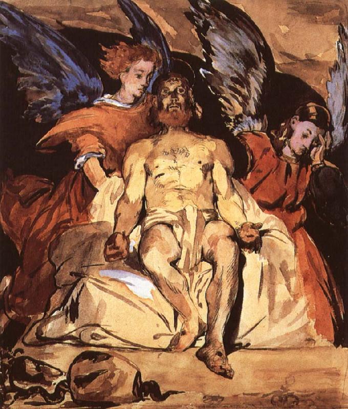 Edouard Manet Christ with Angels France oil painting art